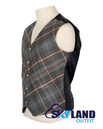 Scottish McKenzie Weathered Vest / Irish Bespoke Tartan Waistcoats - 4 Plaids Scottish McKenzie Weathered Vest / Irish Bespoke Tartan Waistcoats - 4 Plaids