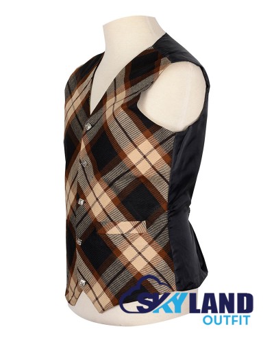 Scottish Rose Ancient Vest / Irish Bespoke Tartan Waistcoats - 4 Plaids Scottish Rose Ancient Vest / Irish Bespoke Tartan Waistcoats - 4 Plaids