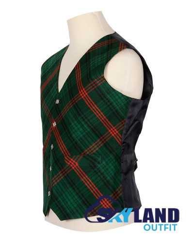 Scottish Ross Hunting Modern Vest / Irish Bespoke Tartan Waistcoats - 4 Plaids Scottish Ross Hunting Modern Vest / Irish Bespoke Tartan Waistcoats - 4 Plaids