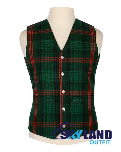 Scottish Ross Hunting Modern Vest / Irish Formal Tartan Waistcoats - 4 Plaids
