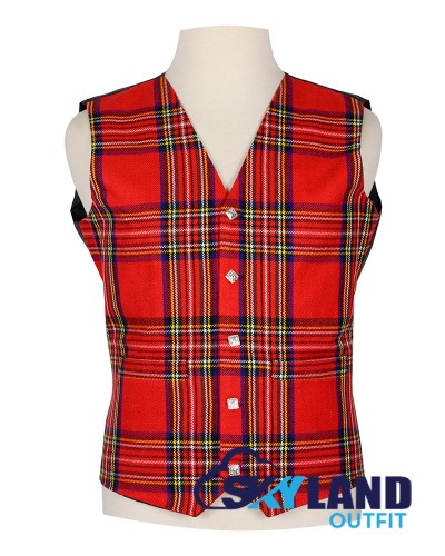 Scottish Royal Stewart Vest / Irish Formal Tartan Waistcoats - 4 Plaids Scottish Royal Stewart Vest / Irish Formal Tartan Waistcoats - 4 Plaids
