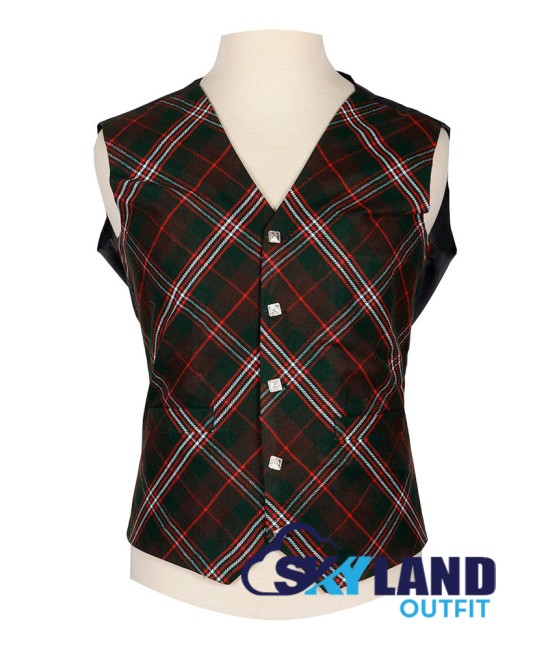 Scottish Hunting Scott Vest / Irish Bespoke Tartan Waistcoats - 4 Plaids