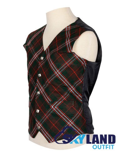 Scottish Hunting Scott Vest / Irish Bespoke Tartan Waistcoats - 4 Plaids