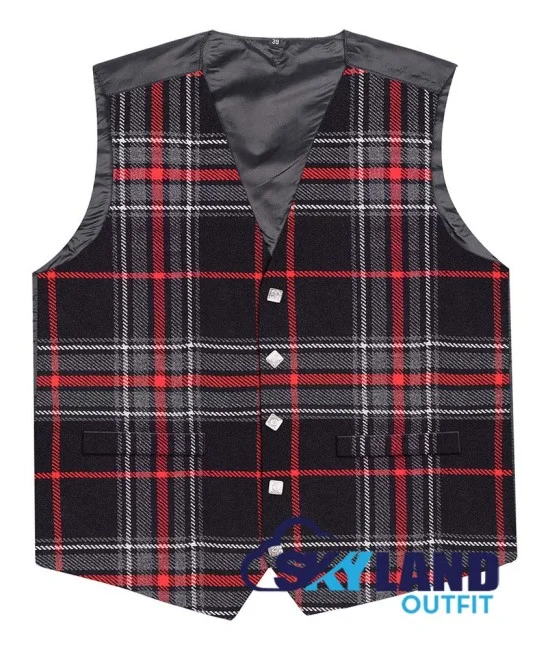 Scottish Spirit of Bruce Vest / Irish Formal Tartan Waistcoats - 4 Plaids Scottish Spirit of Bruce Vest / Irish Formal Tartan Waistcoats - 4 Plaids