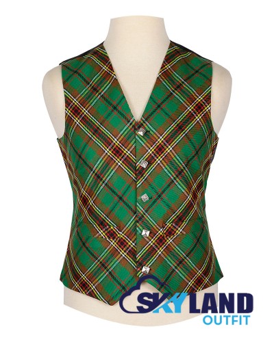 Scottish Tara Murphy Vest / Irish Bespoke Tartan Waistcoats - 4 Plaids