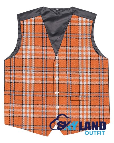 Scottish Tennessee Vest / Irish Formal Tartan Waistcoats - 4 Plaids