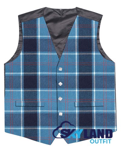 Scottish US Navy Vest / Irish Formal Tartan Waistcoats - 4 Plaids