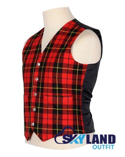Scottish Wallace Vest / Irish Formal Tartan Waistcoats - 4 Plaids Scottish Wallace Vest / Irish Formal Tartan Waistcoats - 4 Plaids