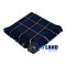 Blue Douglas Tartan Scottish Kilt Fly Plaid with Hand Fringed