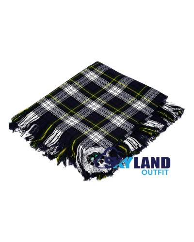 Dress Gordon Tartan Scottish Kilt Fly Plaid with Hand Fringed Dress Gordon Tartan Scottish Kilt Fly Plaid with Hand Fringed