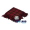 MacDonald Tartan Scottish Kilt Fly Plaid with Hand Fringed