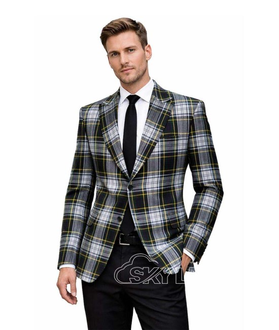 Dress Gordon Tartan Blazer | Custom Scottish Wedding Jacket