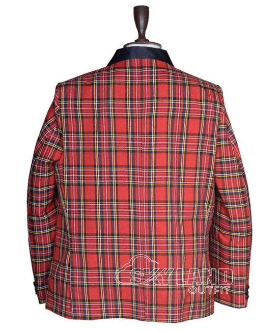 Royal Stewart Tartan Blazer | Custom Scottish Wedding Jacket