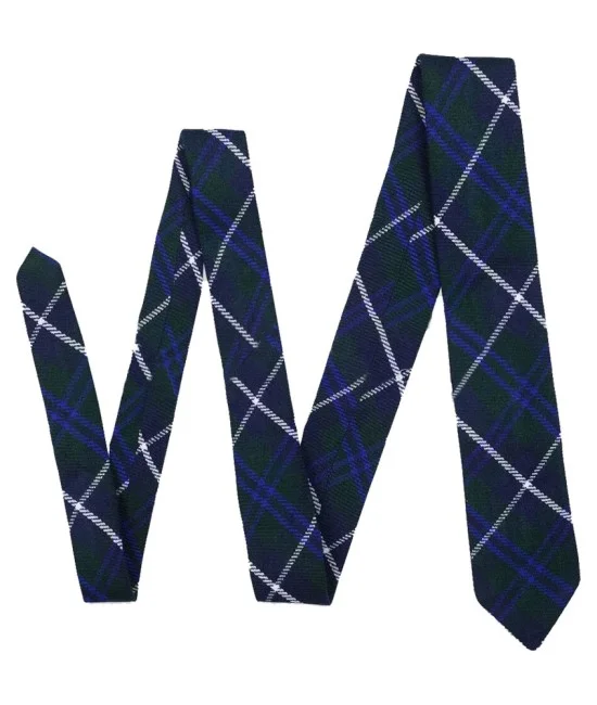 Blue Douglas Tartan Acrylic NeckTie Scottish Clan NeckTies Blue Douglas Tartan Acrylic NeckTie Scottish Clan NeckTies