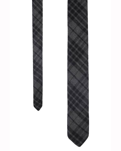 Grey Watch Tartan Acrylic NeckTie Scottish Clan NeckTies