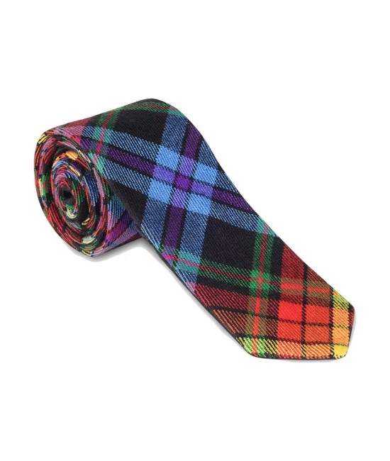 LGBT Pride Tartan Acrylic NeckTie Scottish Clan NeckTies LGBT Pride Tartan Acrylic NeckTie Scottish Clan NeckTies