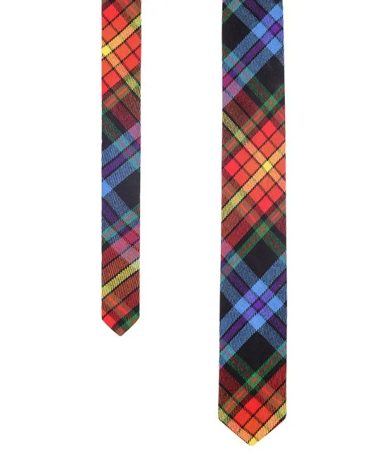 LGBT Pride Tartan Acrylic NeckTie Scottish Clan NeckTies LGBT Pride Tartan Acrylic NeckTie Scottish Clan NeckTies