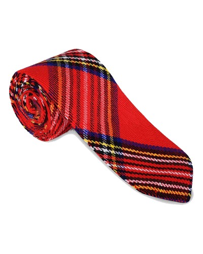 Royal Stewart Tartan Acrylic NeckTie Scottish Clan NeckTies