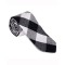 White Black Rob Roy Tartan Acrylic NeckTie
