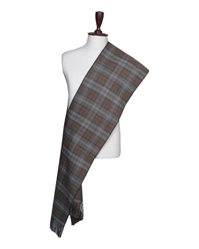 Black Watch Weathered Tartan Sash Scarf – Elegant Scottish Plaid Wrap Black Watch Weathered Tartan Sash Scarf – Elegant Scottish Plaid Wrap