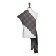 Black Watch Weathered Tartan Sash Scarf – Elegant Scottish Plaid Wrap