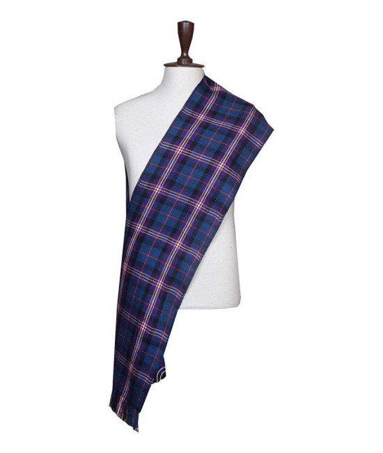 Masonic Tartan Sash Scarf – Elegant Scottish Plaid Wrap
