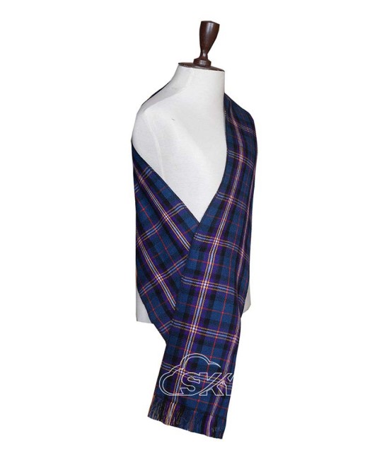 Masonic Tartan Sash Scarf – Elegant Scottish Plaid Wrap