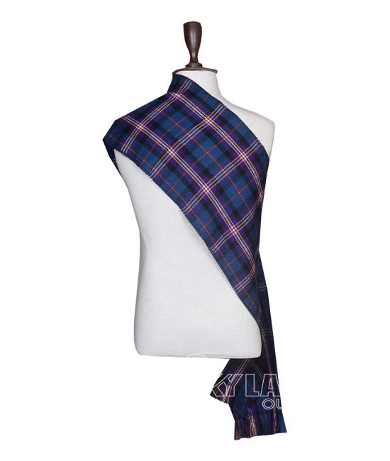 Masonic Tartan Sash Scarf – Elegant Scottish Plaid Wrap