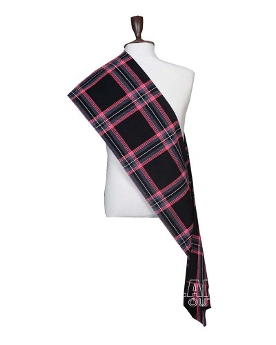 Witches Tartan Sash Scarf – Scottish Plaid Wrap for Women