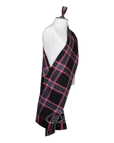 Witches Tartan Sash Scarf – Scottish Plaid Wrap for Women