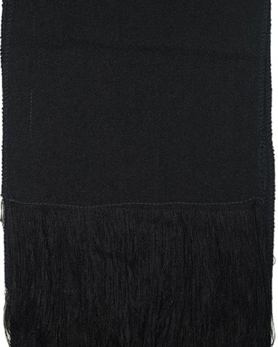 Solid Black Tartan Sash Scarf – Scottish Plaid Wrap for Women Solid Black Tartan Sash Scarf – Scottish Plaid Wrap for Women