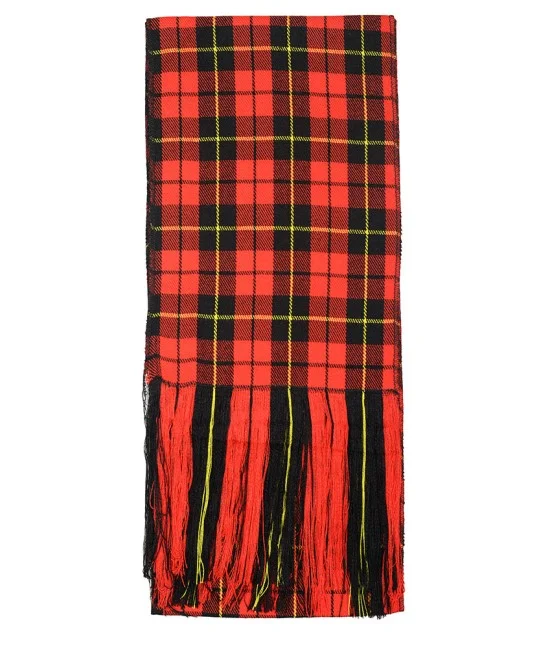 Wallace Tartan Sash Scarf – Elegant Scottish Plaid Wrap for Women
