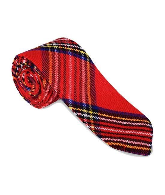 Royal Stewart Acrylic Tartan NeckTie Scottish Clan NeckTies