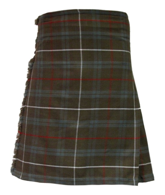 Scottish Fraser Weathered Tartan 8 Yard Kilt for Men Traditional Tartan Kilts