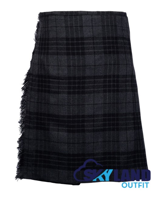 Scottish Grey Watch Tartan 8 Yard Kilt Traditional Kilts