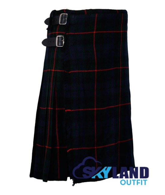 Scottish Gunn Tartan 8 Yard Kilt Traditional Kilts