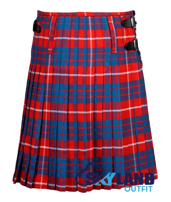 Scottish Hamilton Red Tartan 8 Yard Kilt Traditional Tartan Kilts