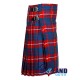 Scottish Hamilton Red Tartan 8 Yard Kilt Traditional Tartan Kilts