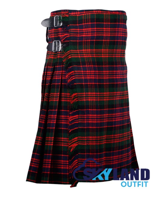 Scottish MacDonald Tartan 8 Yard Kilt Traditional Tartan Kilts