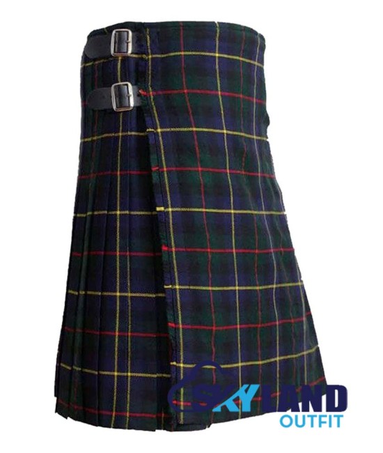 MacLeod of Harris Tartan Scottish 8 Yard Kilt Traditional Highlander Kilts