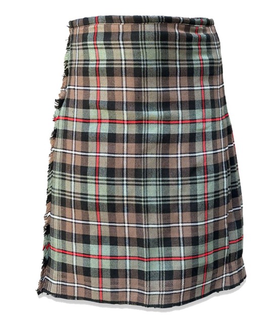 Mackenzie Weathered Tartan Kilt Scottish 8 Yard Kilt Traditional Highlander Kilts