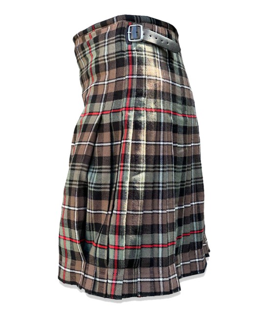 Mackenzie Weathered Tartan Kilt Scottish 8 Yard Kilt Traditional Highlander Kilts