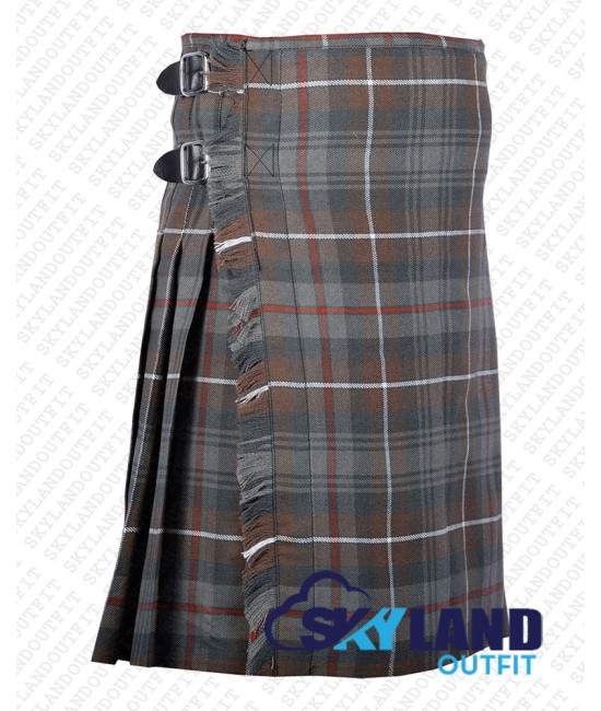 Scottish Mackenzie Weathered Tartan 8 Yard Kilt Traditional Kilts