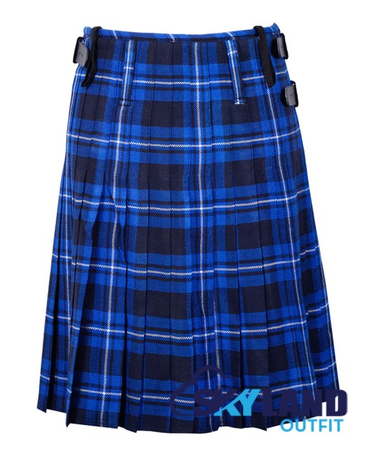 Scottish Ramsey Blue Tartan 8 Yard Kilt Traditional Kilts