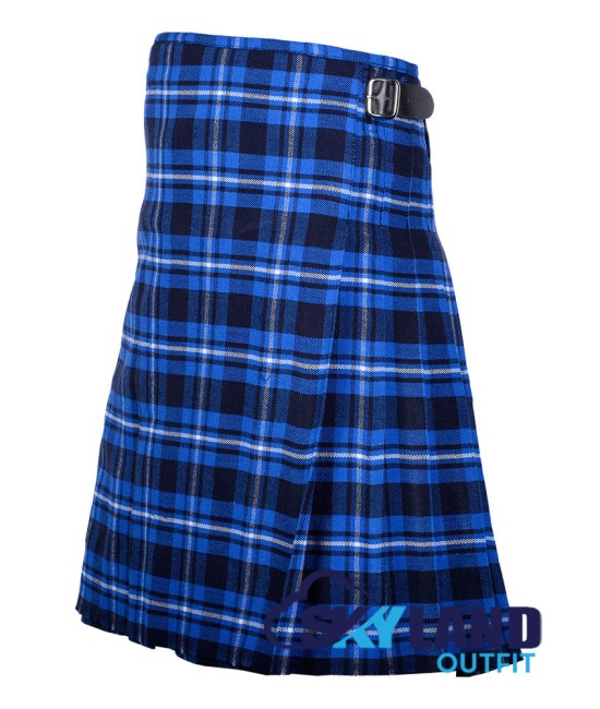 Scottish Ramsey Blue Tartan 8 Yard Kilt Traditional Kilts