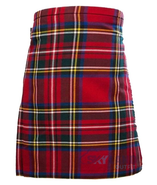 Scottish Royal Stewart Modern Tartan 8 Yard Kilt Traditional Kilts