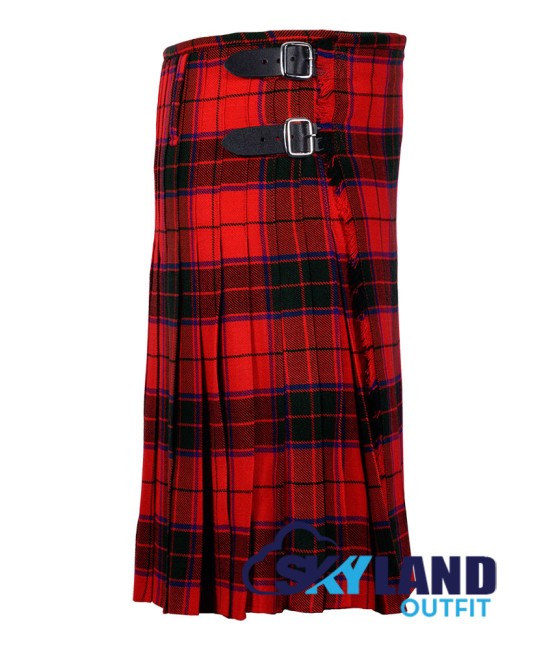 Scottish Rose Tartan 8 Yard Kilt for Men's Traditional Tartan Kilts