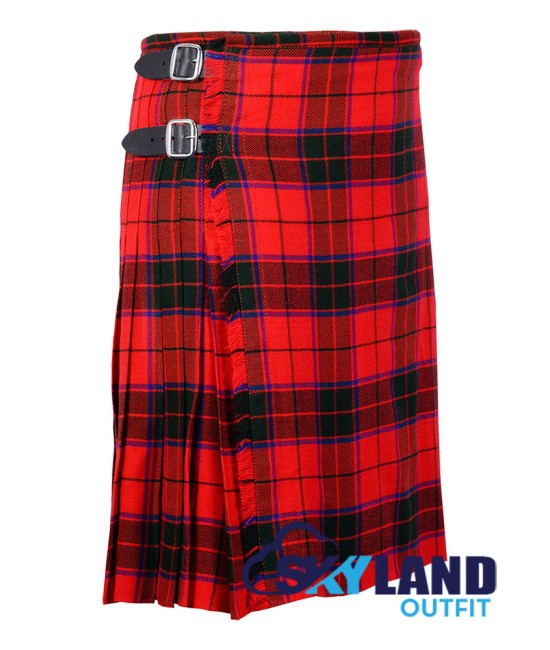 Scottish Rose Tartan 8 Yard Kilt Traditional Highlander Kilts