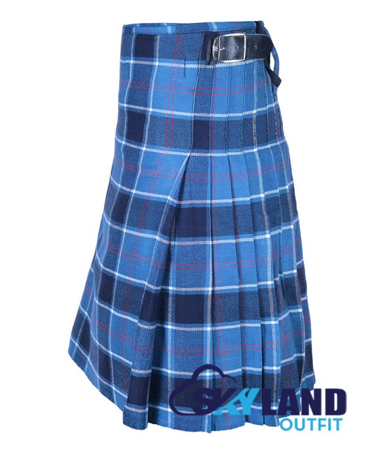 Scottish US Navy Tartan 8 Yard Kilt Men's Traditional Tartan Kilts