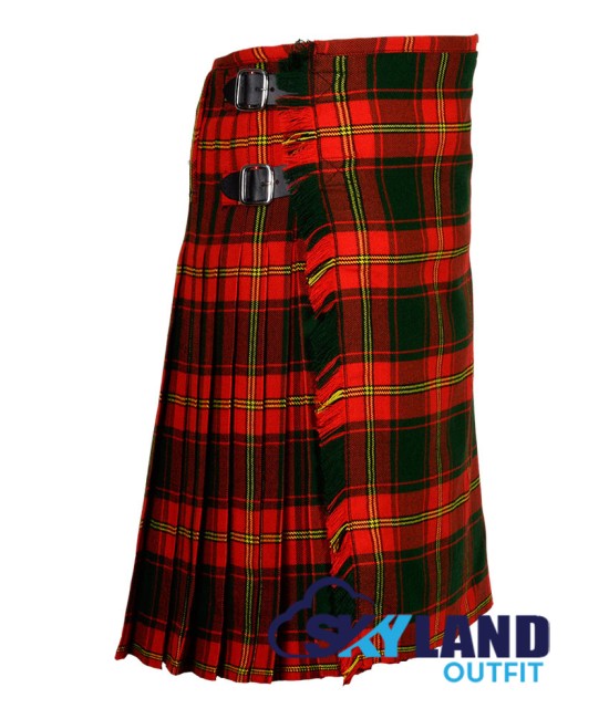 Ulster Red Tartan Scottish 8 Yard Kilt Traditional Highlander Kilts